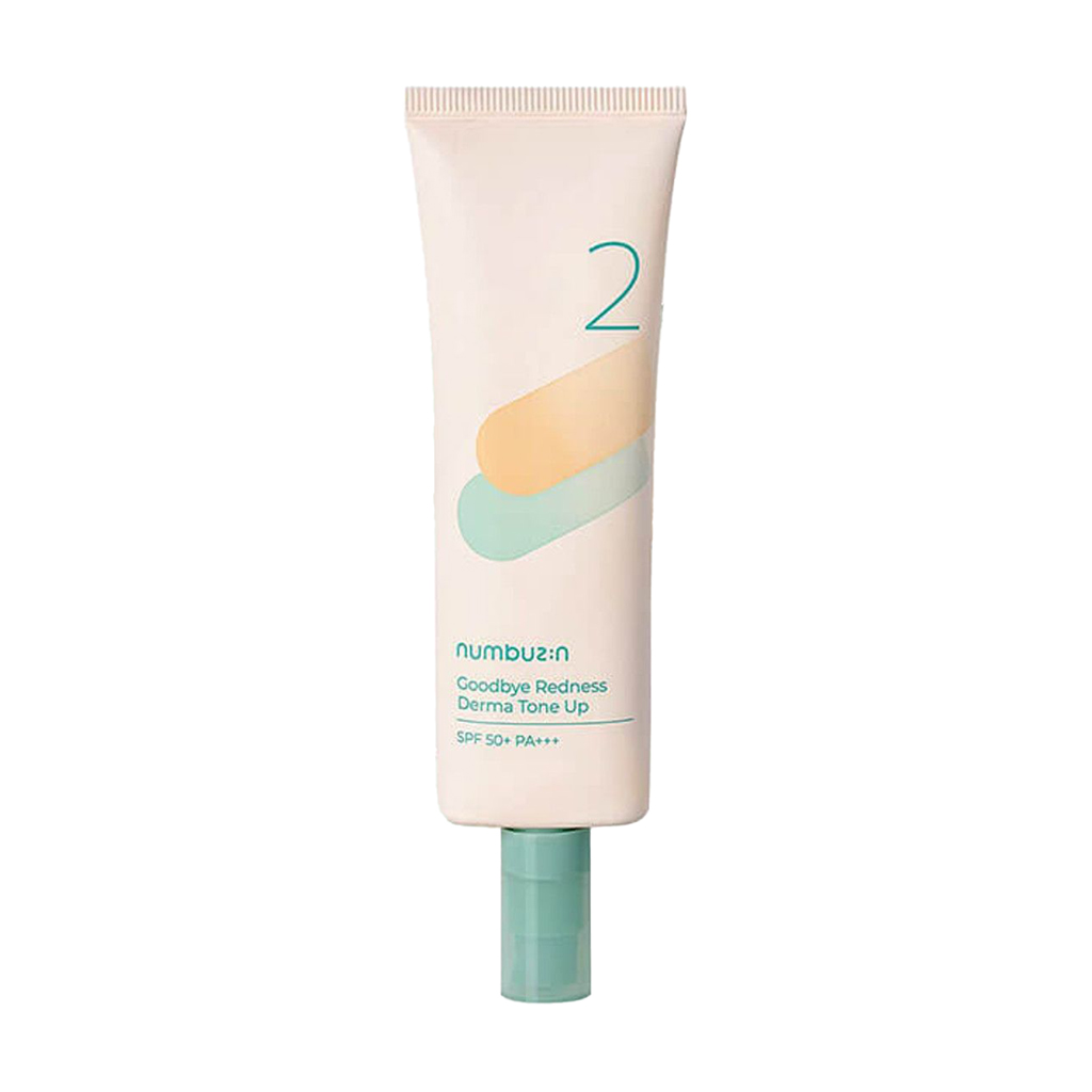 Крем-коректор для обличчя Numbuzin No.2 Goodbye Redness Derma Tone Up SPF 50+ проти почервонінь, 50 мл